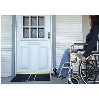 Self Supporting Threshold Ramps - Wheelchair Ramp 3" Rise - 24" x 36" - 3" Rise