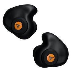 Decibullz  Moldable Earplugs with Percussive Shooting Filters Black 