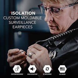 Decibullz Surveillance Earpieces + Isolation Black