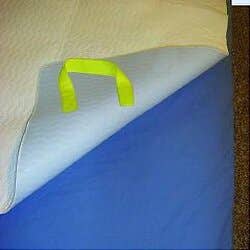 SafetySure Movease Underpad with Handles - 34" x 36" - Reusable Bed Pad - Each