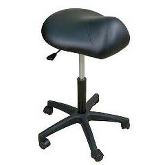 Oakworks Premium Saddle Stool 22"-29"H
