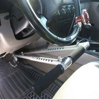 Freedom Staff - Handicap Driving Portable Hand Controls for Car Steering, Brake & Gas - Each