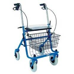 Traditional Steel Rollator - Blue