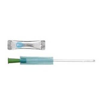 GentleCath Glide Female Catheter Straight Tip With Water Sachet, 8"