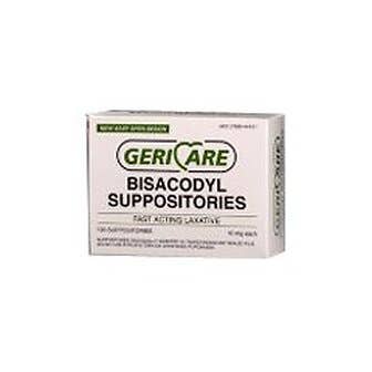 Geri-Care Bisacodyl Laxative Suppositories - 10 mg