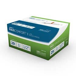 Standard Insulin Syringe with Needle AIMSCO 1/2 Inch 29 Gauge NonSafety Ultra Thin Wall