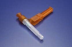 Safety Hypodermic Needle Needle-Pro, Wall Hinged Safety Needle