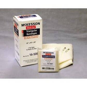 Medi-Pak Triangular Bandage - Natural - Box of 12