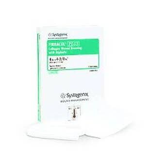 Fibracol Plus Collagen Wound Dressing with Alginate - 4 x 4 3/8"