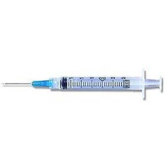 3 mL Luer-Lok Syringe 25g x 1-1/2" PrecisionGlide Detachable Needle - Box of 100