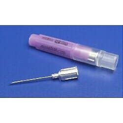 Monoject Hypodermic Needles Aluminum Hub 27 X 1-1/4" (A) Bevel Yellow - Box of 100