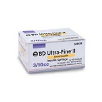 0.3 mL Insulin Syringe 31g x 5/16" Ultra-Fine II Needle