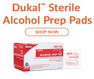 Dukal™ Sterile Alcohol Prep Pads